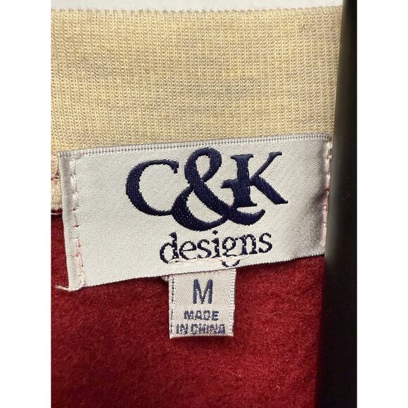 Women's New Grandma Fall Autumn‎ Thanksgiving Snap Up Sweatshirt Cardigan Size M - Picture 7 of 8